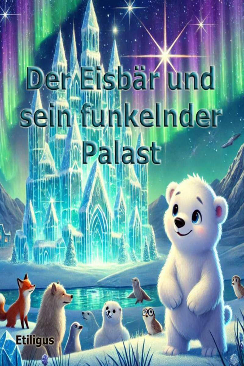 Der Eisbär und sein funkelnder Palast. Zauberhaftes Abenteuer!